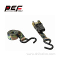 1inch 15 Ratchet Tie Down with rubber material